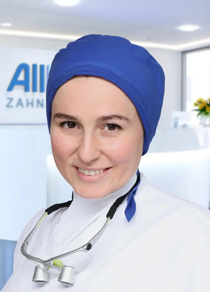 Portrait Zahn&auml;rztin Alia Khaled (AllDent Dresden)
