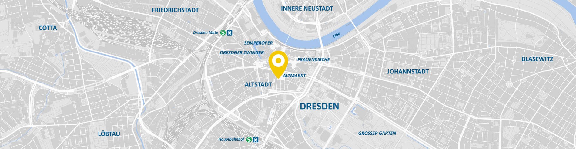 Stadtkarte AllDent Dresden 