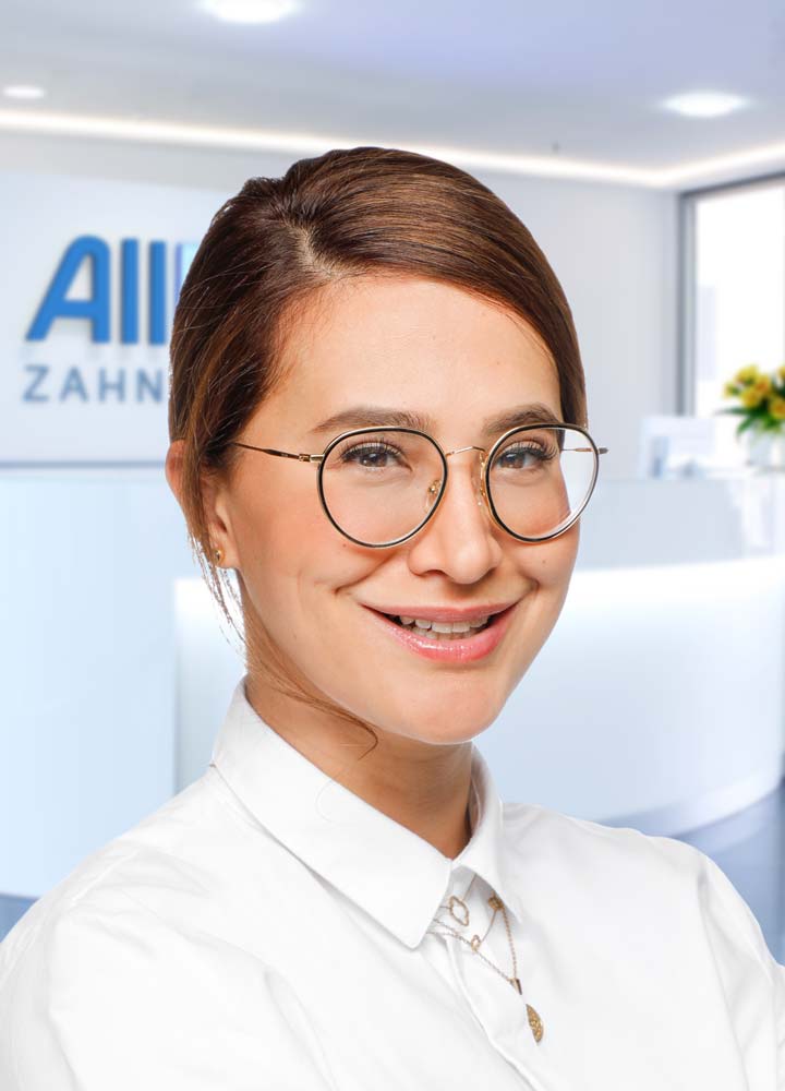 Portrait Oralchirurgin I. Khadiri (AllDent Wiesbaden)